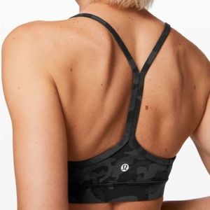 Lululemon black Flow Y racerback camo sports bra 6